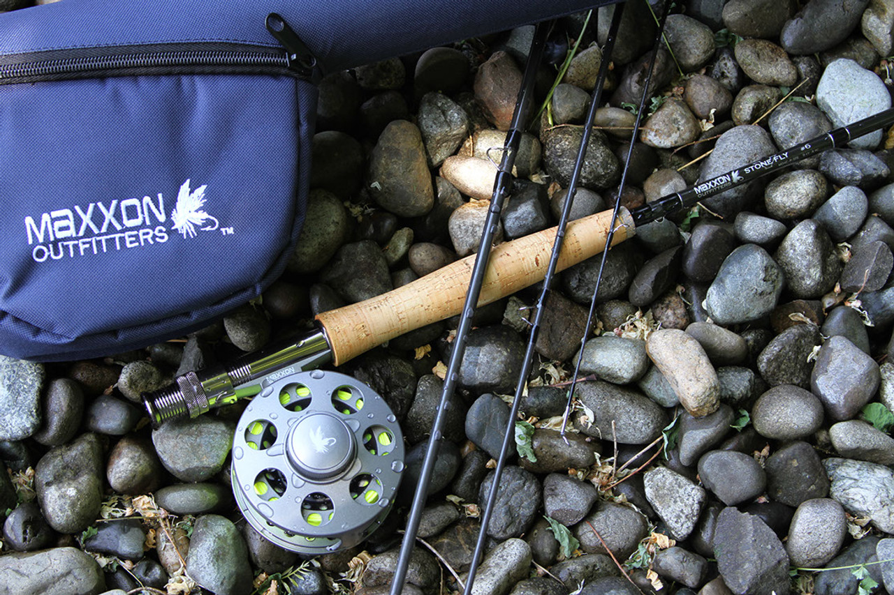 Maxxon Stone Fly Rod-Reel-Line Combo