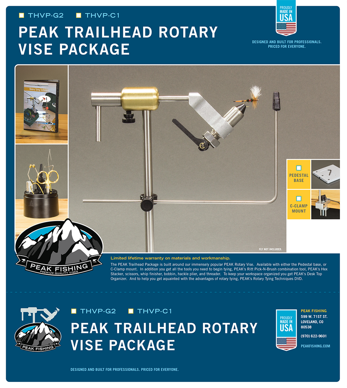 PEAK Fly Tying Kit: Base Camp Full Package