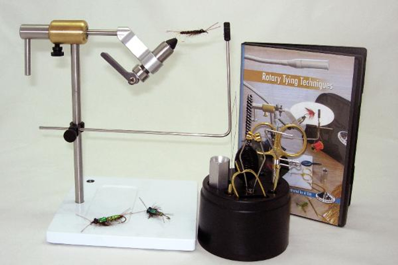 High quality wooden fly tying tool kit,in a carry bag,built-in