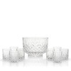 Admiral Punch Bowl with 8 Tumblers by Viski