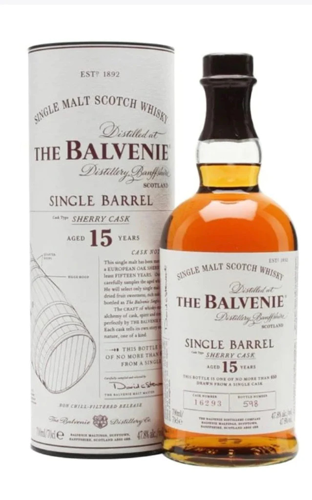 The Balvenie 15 Years Old Single Barrel Sherry Cask 750 ML