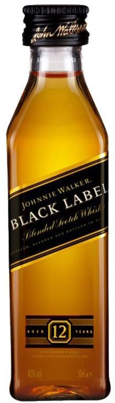 Johnnie Walker Black Label Blended Scotch Whisky (50 ML)