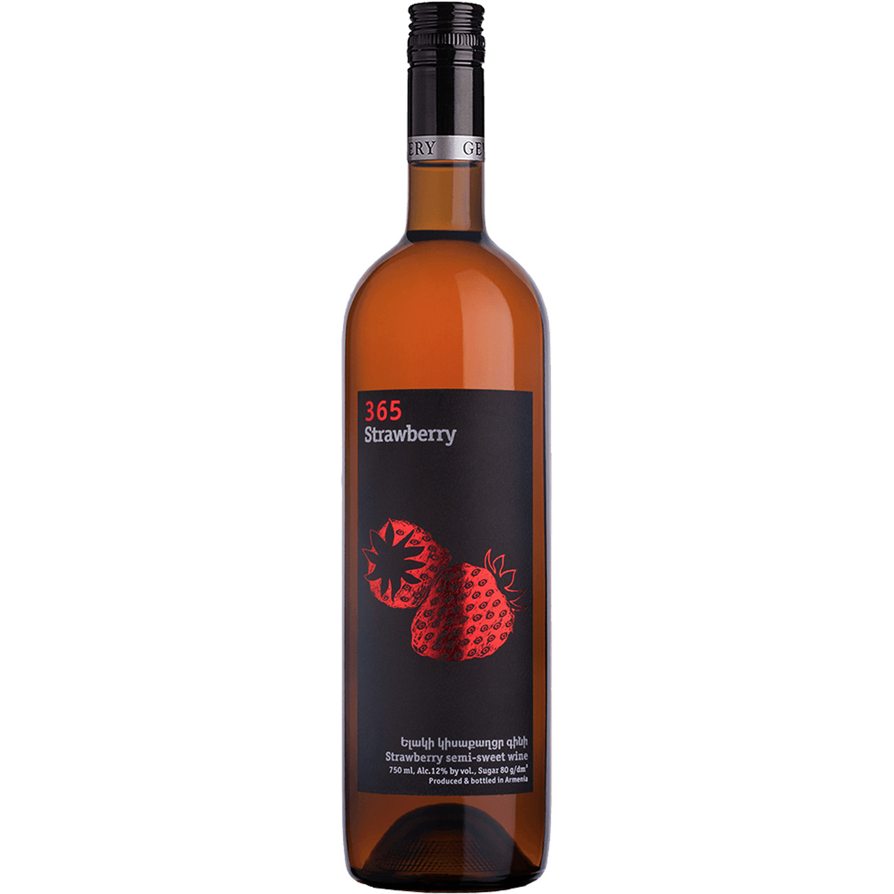365 Strawberry Semi Sweet Wine Armenia (750 ML)