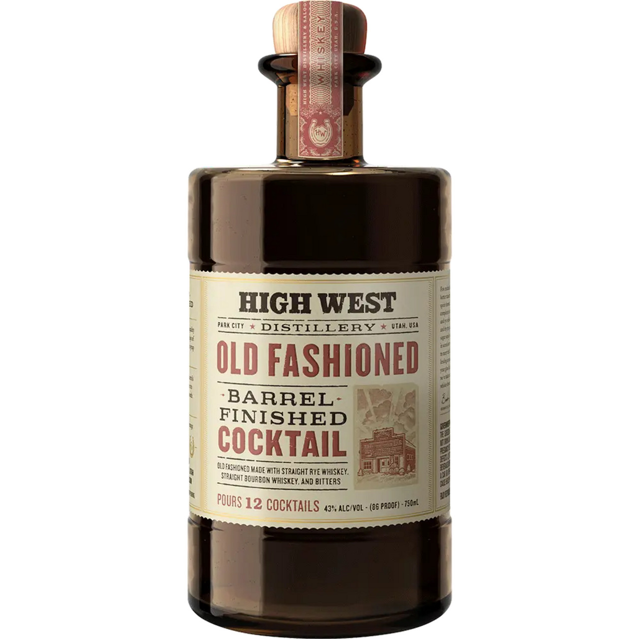 High West Old Fashioned Barrel Finished Cocktail 375 ML