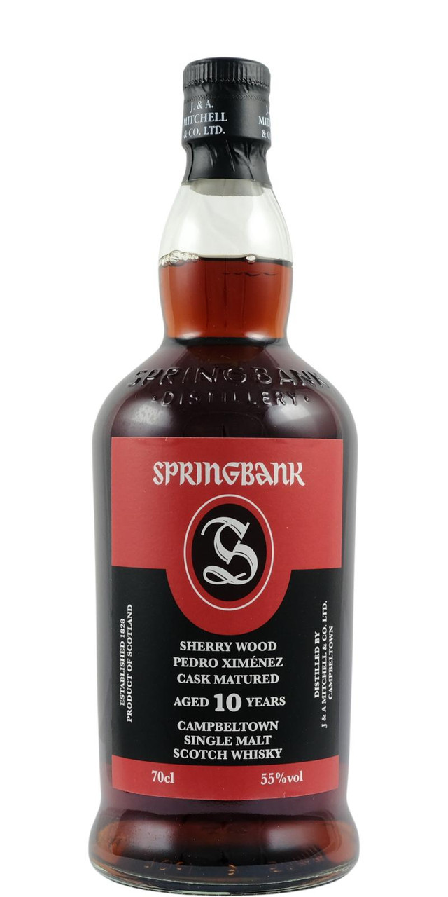 Springbank 10 Year Sherry Wood Cask Matured 700 ML - Glendale