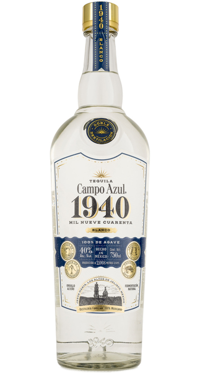 Campo Azul 1940 Blanco Tequila 750 ML