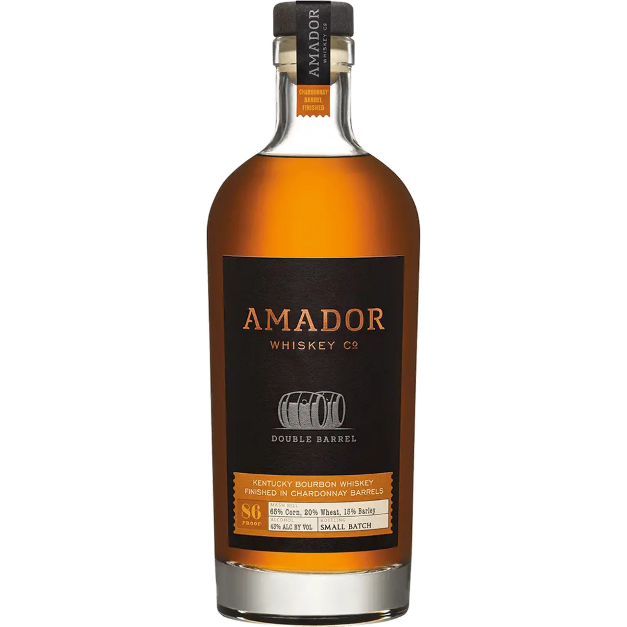 Amador Double Barrel Bourbon Finished in Chardonnay Barrel 750 ML
