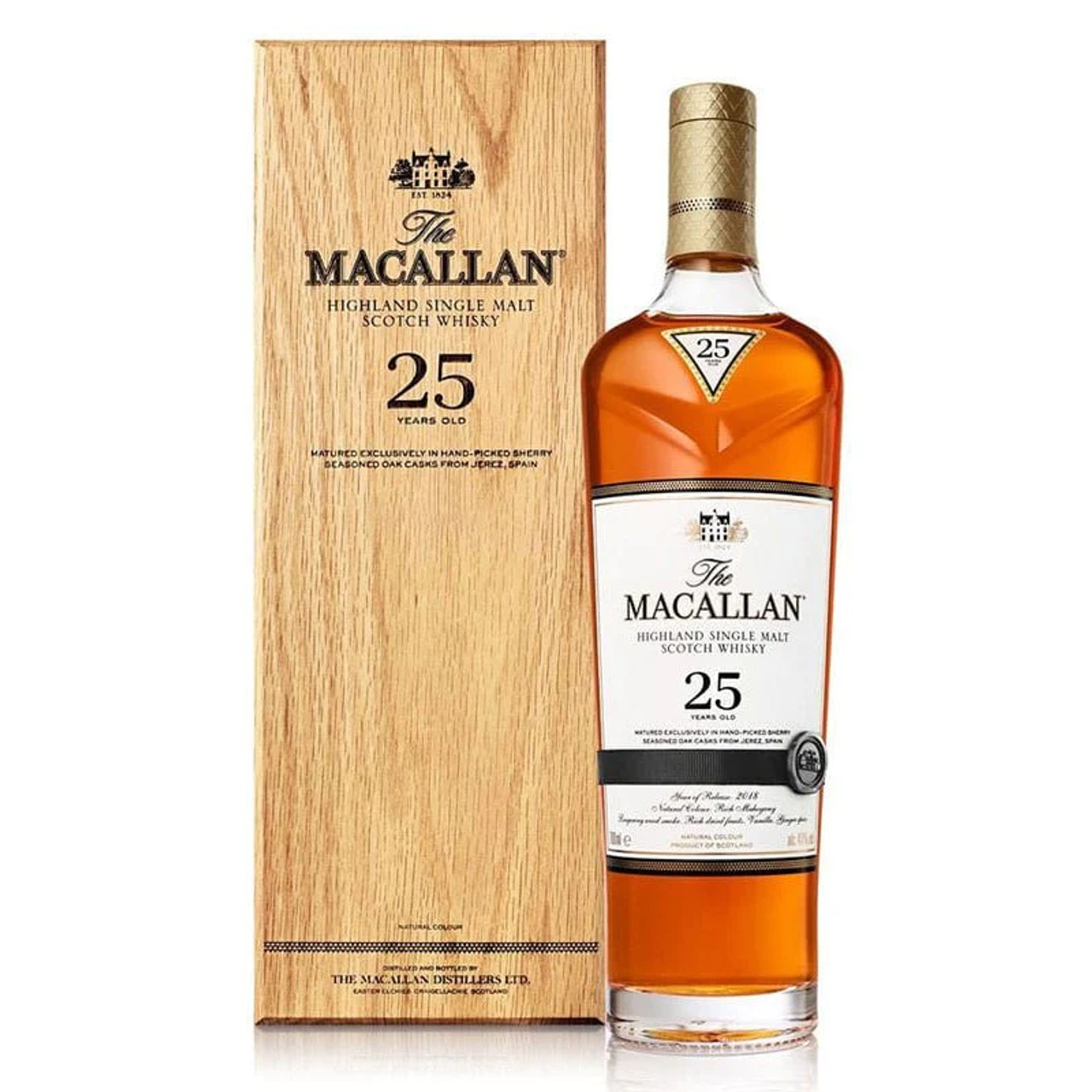 The Macallan 25年 2019年　マッカラン　各種 The Macallan 25 Years Old Sherry Oak 2019 Release 750 ML