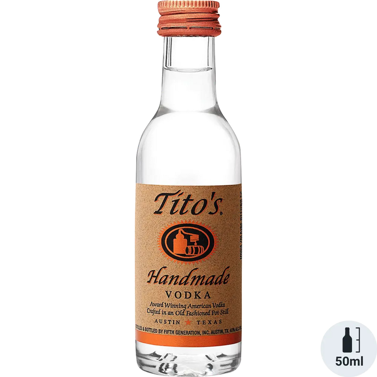 Tito's Handmade Vodka 50 ML