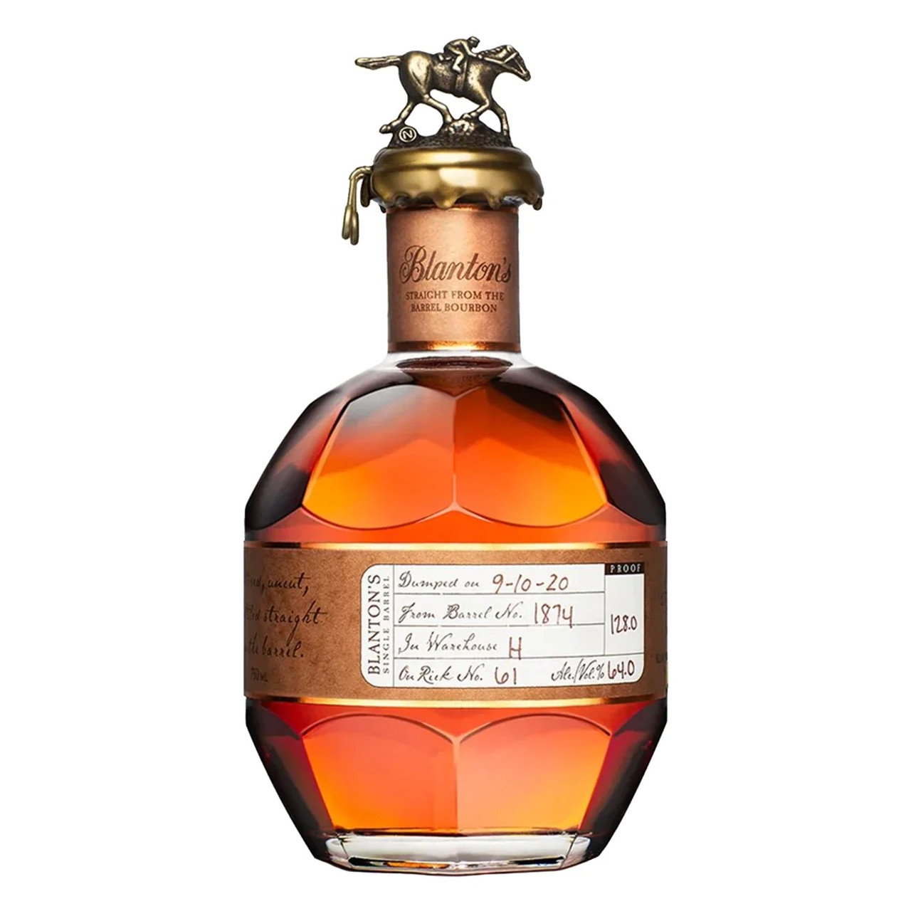 ブランデー Blanton's Straight Bourbon Whiskey 750ml Blanton's Single Barrel Kentucky Straight Bourbon Whiskey