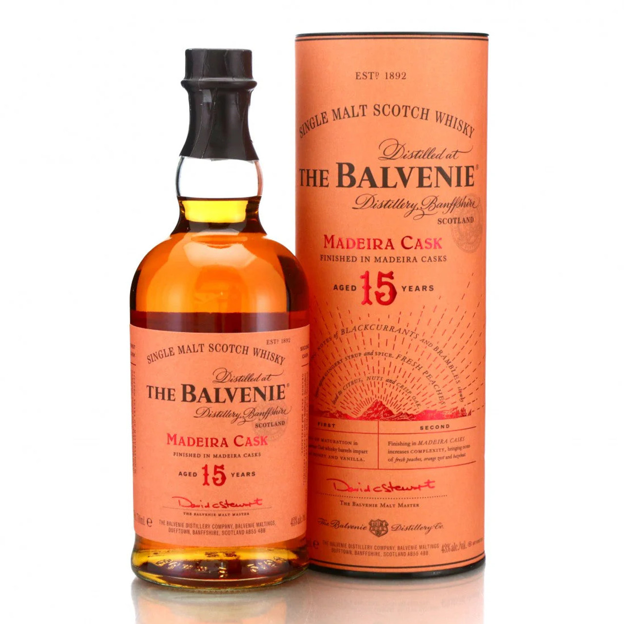 The Balvenie 15 Year Old Madeira Cask Single Malt Scotch Whisky 700 ML