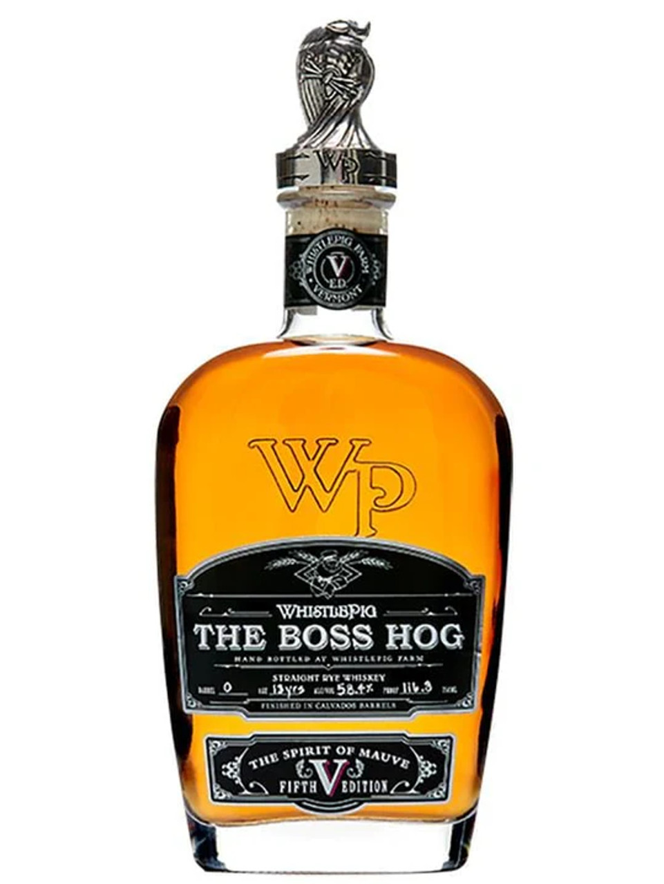 WhistlePig The Boss Hog V The Spirit Of Mauve Straight Rye Whiskey 750 ML