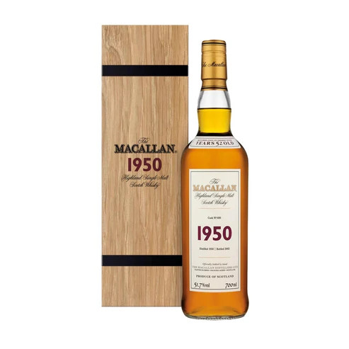 The Macallan Fine & Rare Single Malt Scotch Whisky Cask 600 1950