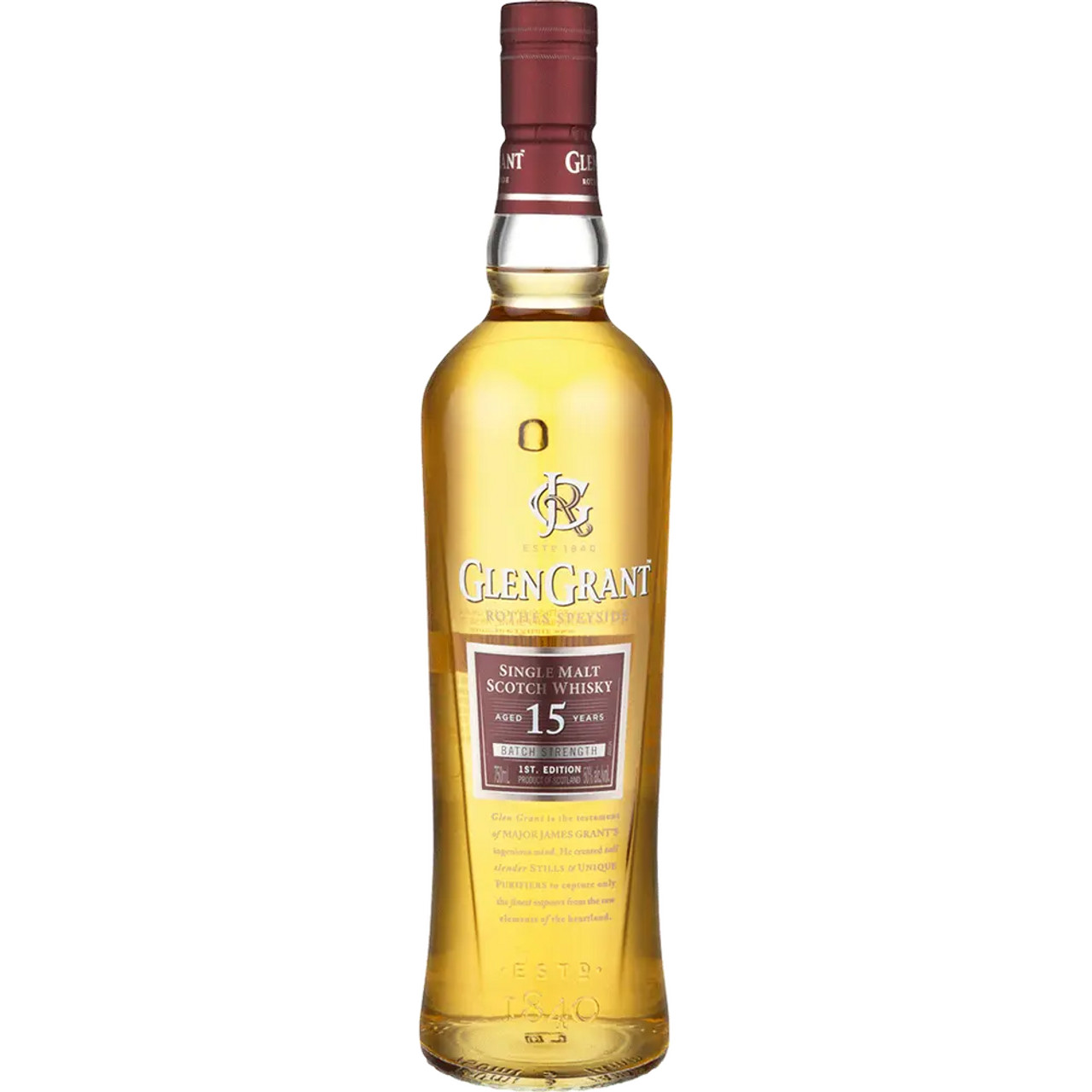 The Glen Grant 15 Year Single Malt Scotch 750 ML