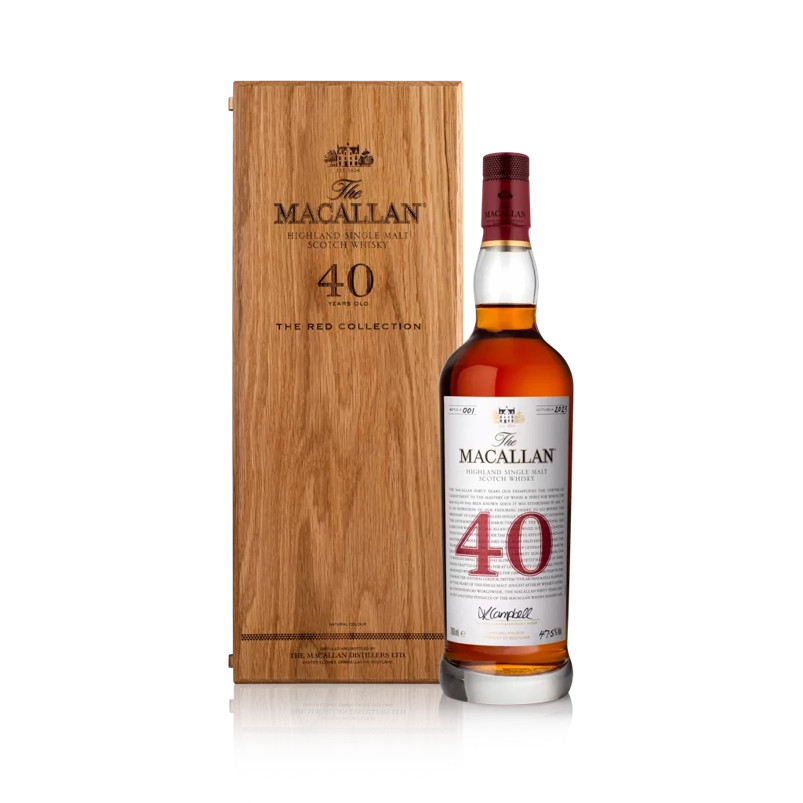 The Macallan Red Collection 40 Years Aged 700 ML