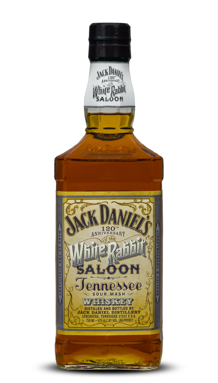 Jack Daniels 120th Anniversary White Rabbit Saloon Sour Mash Whiskey 750 ML