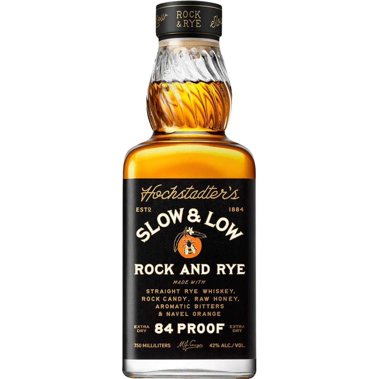 Slow & Low Rock and Rye Whiskey 750 ML