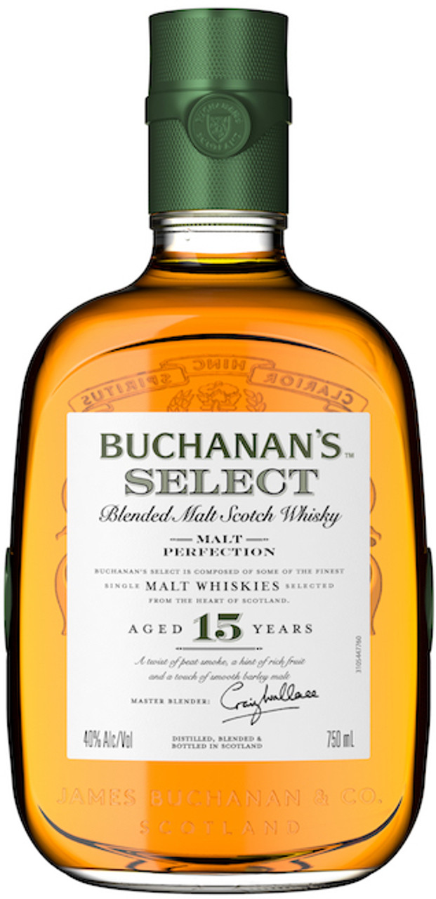 Buchanan's scotch blended malt select 15yr 750ml