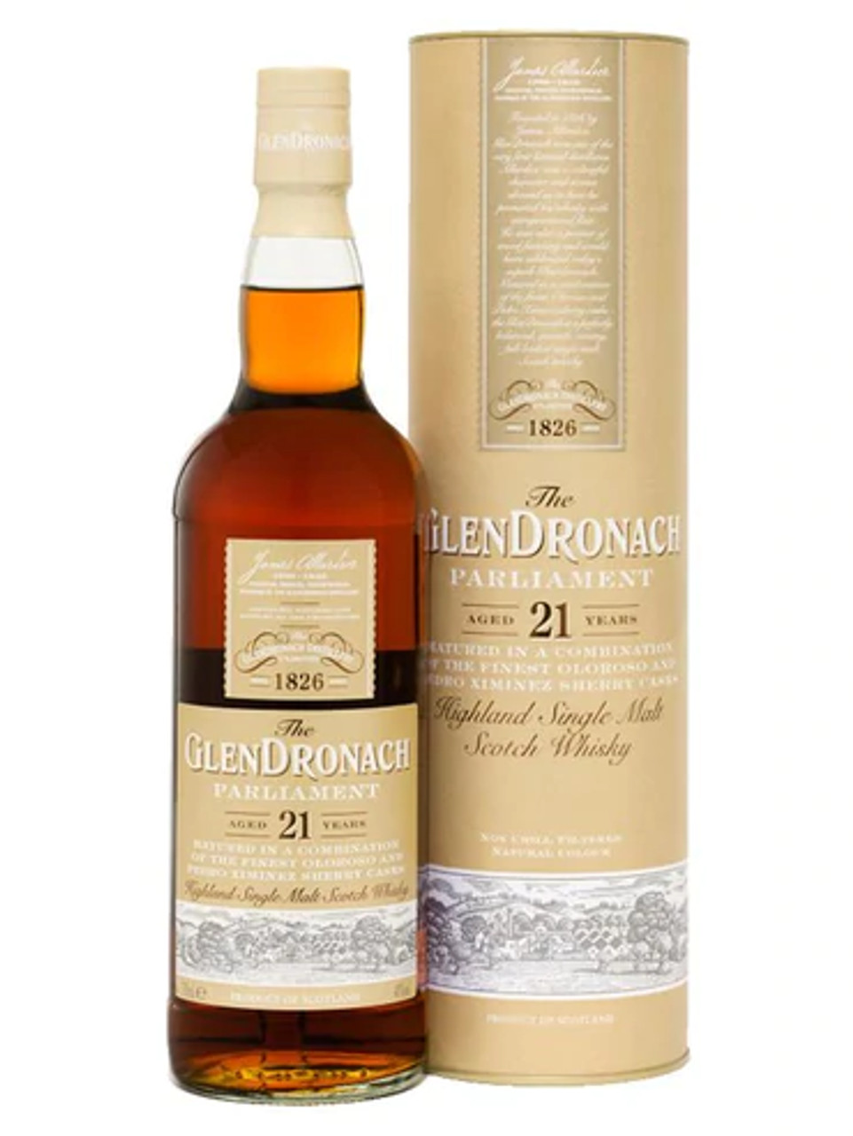 The GlenDronach 21 Year Old Parliament 750 ML