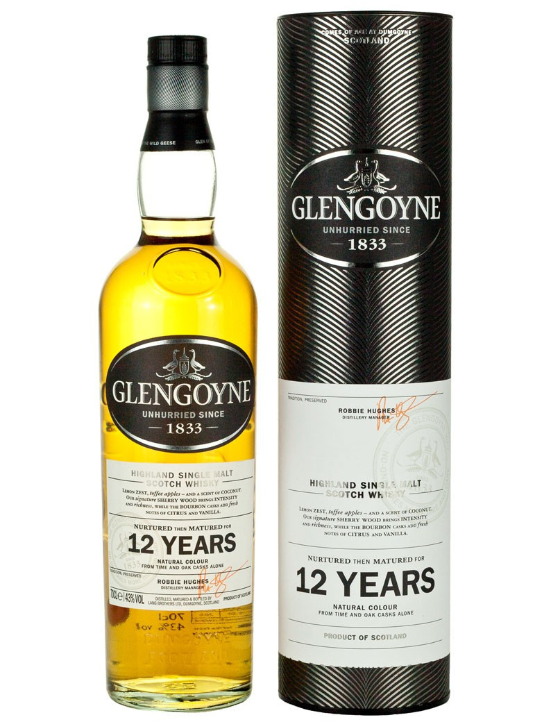 Glengoyne scotch single malt highlanded 12yr old 750ml - Glendale