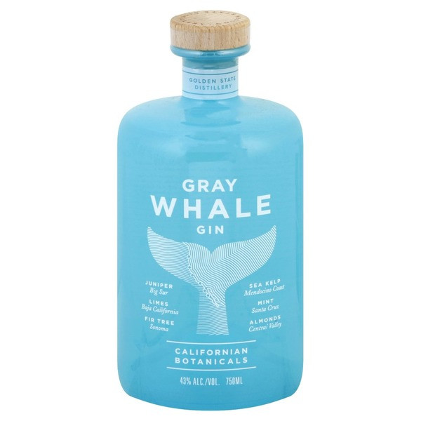 Gray Whale Gin California Botanicals 750ml