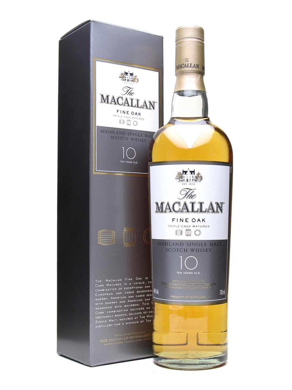 Macallan Highland Single Malt Scotch Whisky 10 Yr 750ml Glendale Liquor Store
