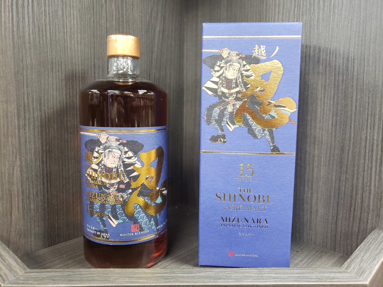 The Shinobu Pure Malt Whisky 15 Years Old 750 ML