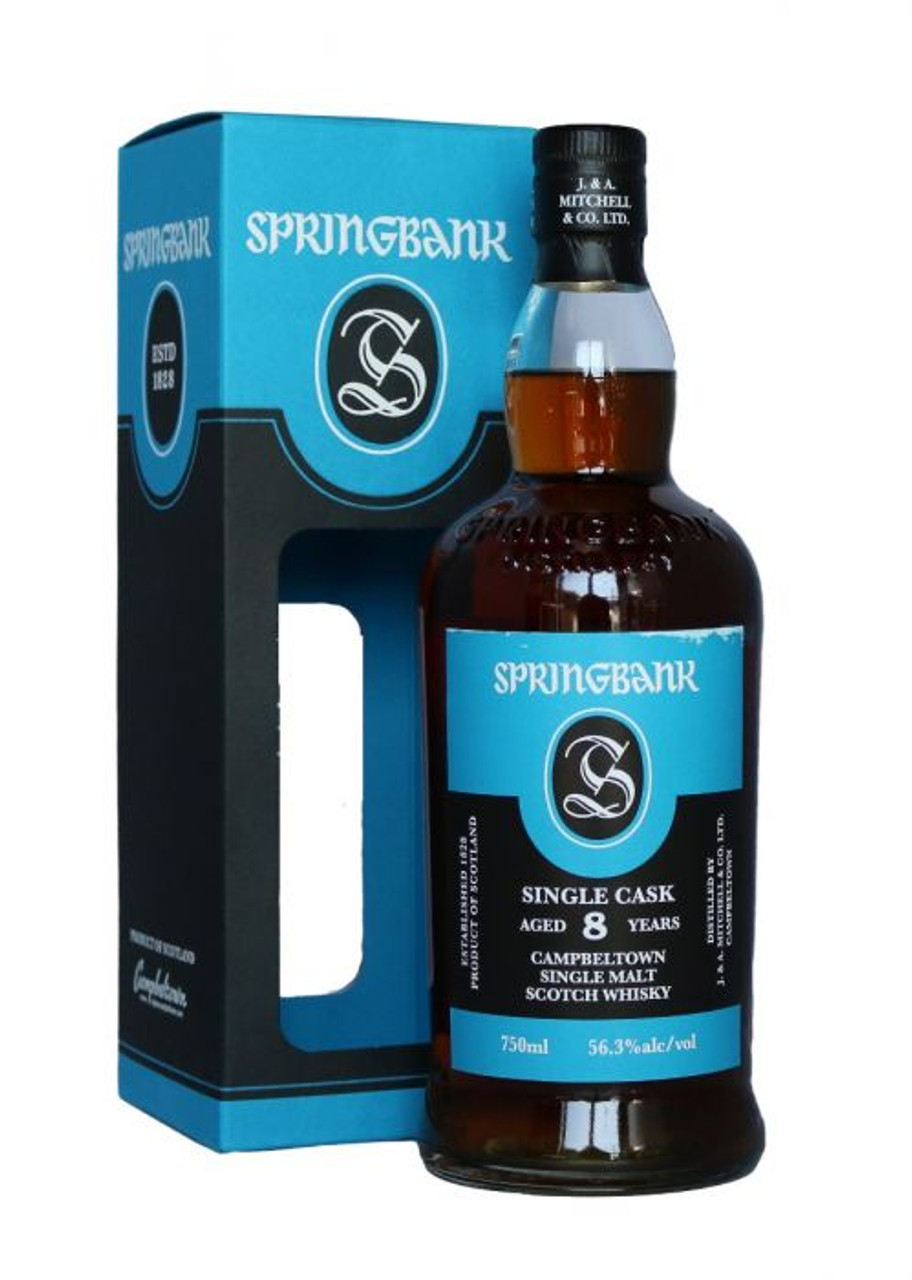 Springbank Single Malt Scotch Whisky Campbeltown 8 YR Old 750ml