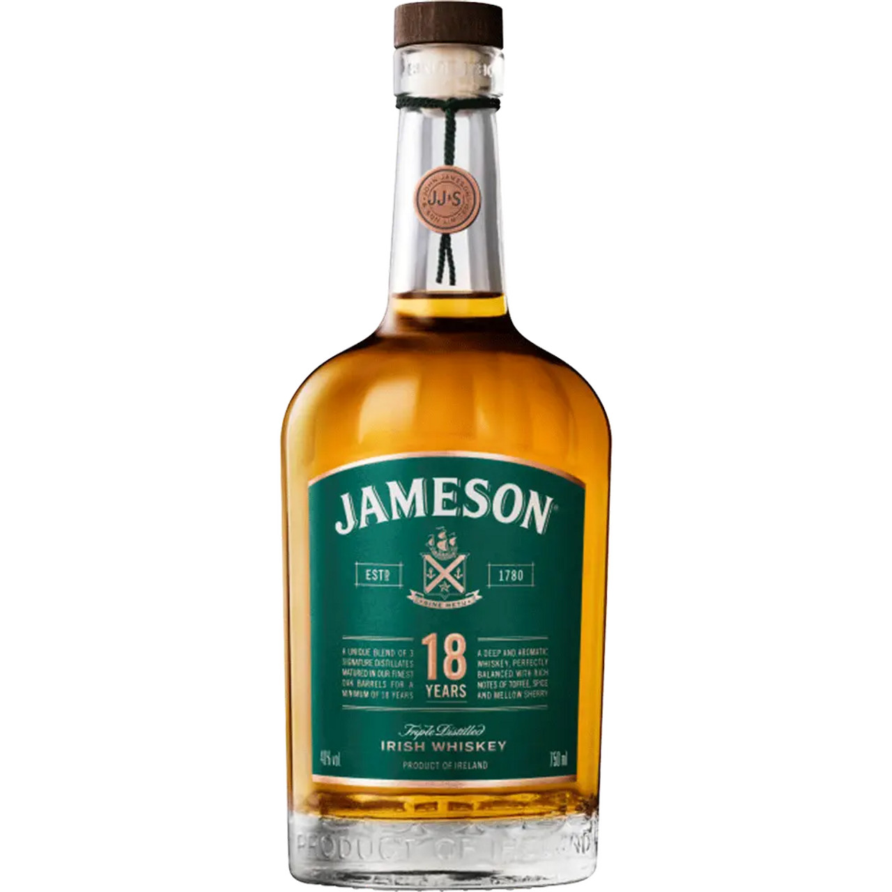Jameson 18 Years Old Irish Whiskey 750 ML
