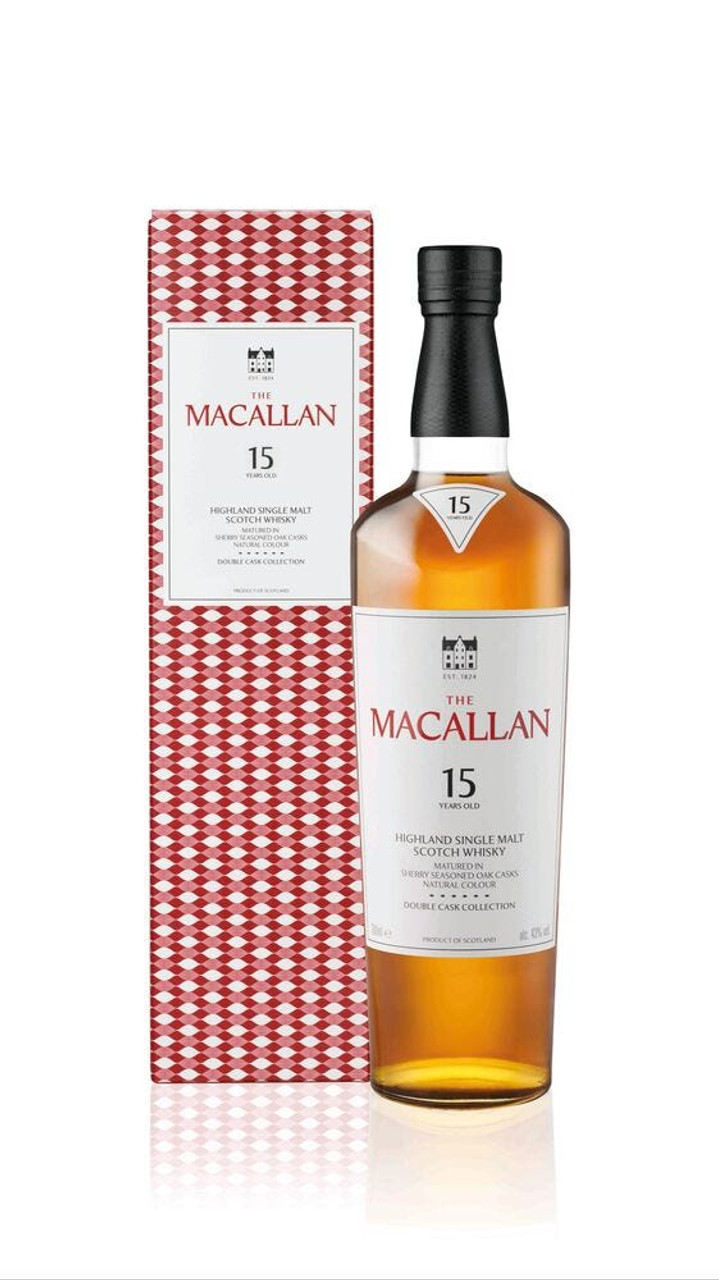 ウイスキー The Macallan 15 Years Old Double Cask Macallan Double Cask 15 Years Single Malt Scotch Whisky