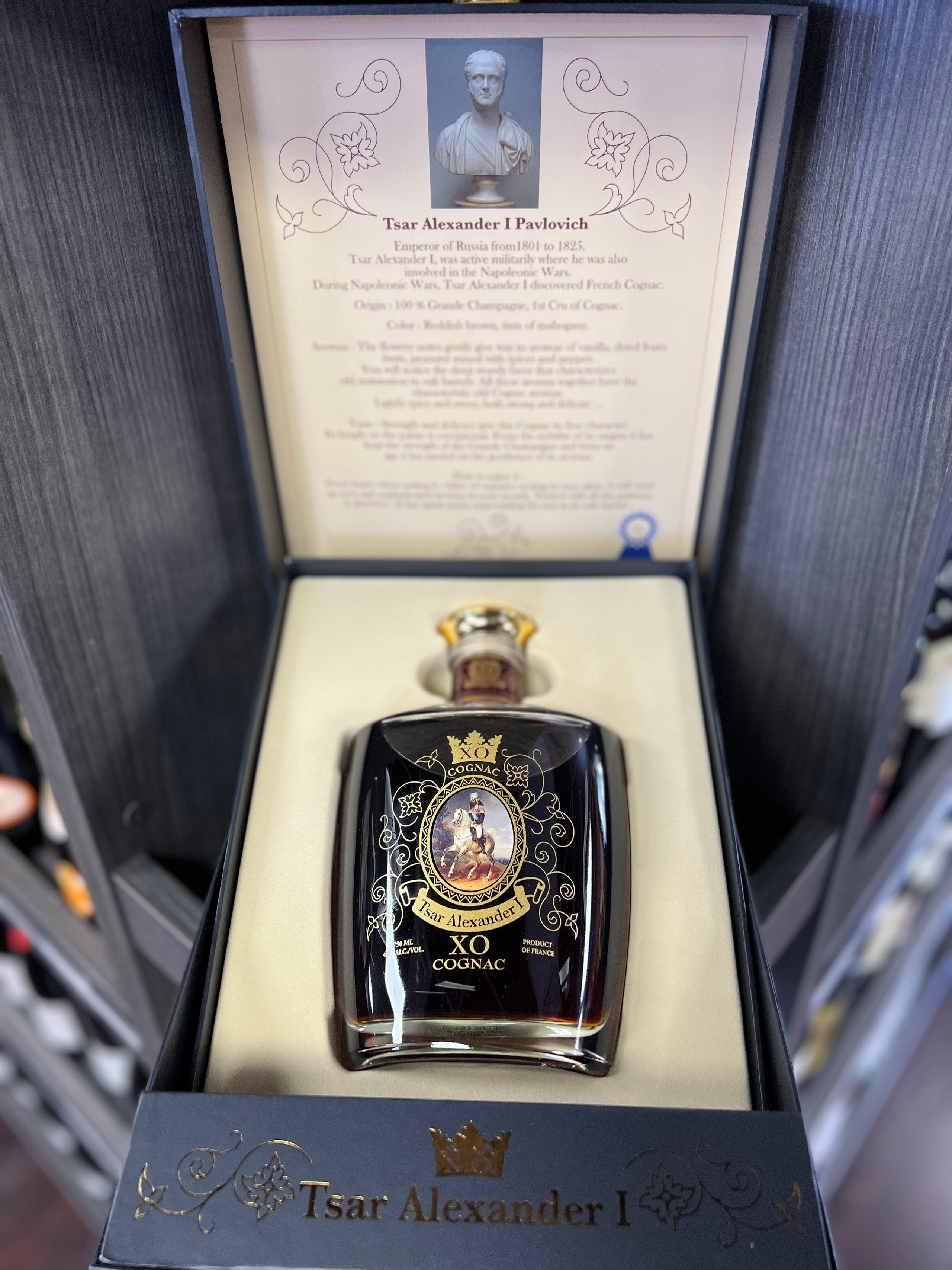 Tsar Alexander I Cognac XO 750 ML Glendale Liquor Store
