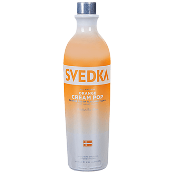 Svedka vodka orange cream pop Sweden 750ml