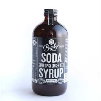 Burly Soda Super Spicy Ginger Beer Syrup 473ml Burly Soda Super Spicy Ginger Beer Syrup 473ml