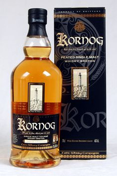 Kornog Peated Single Malt French Whisky 750ml Kornog Peated Single Malt French Whisky 750ml