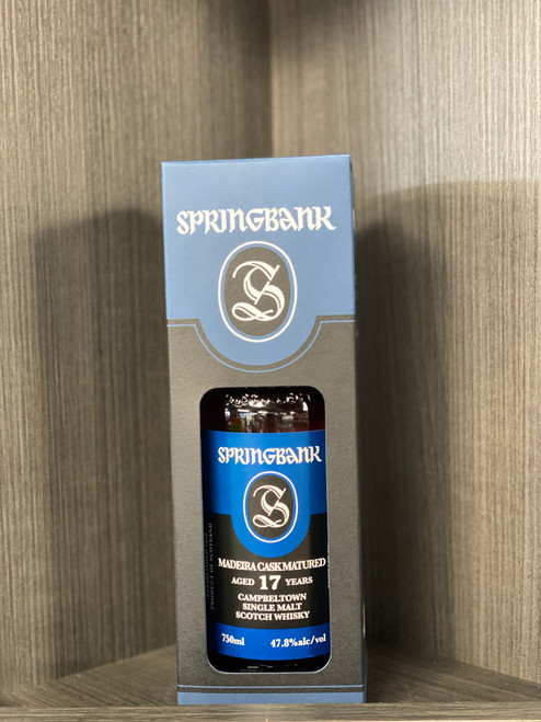 SPRINGBANK 17 YEARS MADEIRA CASK MATURED 750 ML