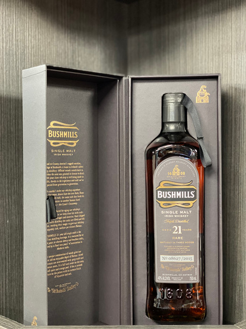 BUSHMILLS SINGLE MALT 21 YR 750 ML