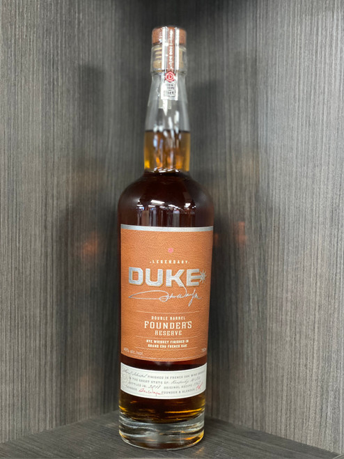 Duke Double Barrel Founders Reserve Rye Whiskey (750 ML)