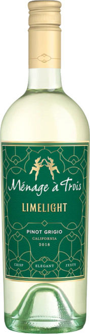 Menage a Trois Limelight Pinot Grigio 2019 750 ML