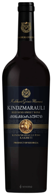 Kakhuri Gvinis Marani Kindzmarauli Red Semi-Sweet Wine 2019 (750 ML)