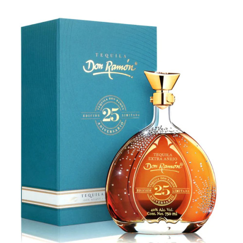 Don Ramon Limited Edition Swarovski Extra Anejo 25 Aniversario Tequila 750 ML