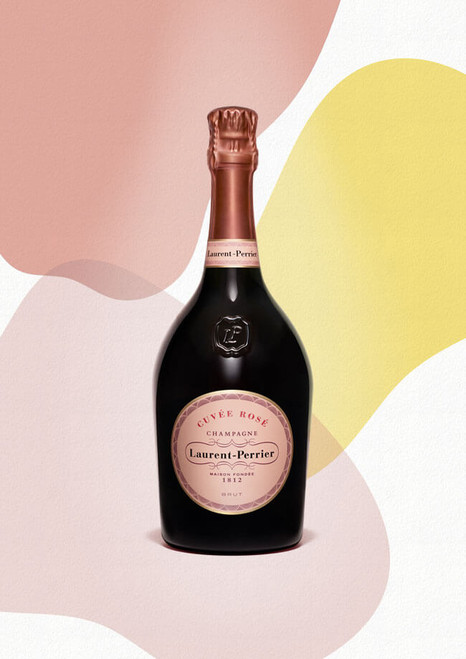 Laurent-Perrier Cuvée Rosé 750ml 2本セット Laurent-Perrier Cuvée Rosé Brut NV + 2 Glasses Gift Set -TK