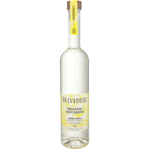 Belvedere Organic Infusions Lemon & Basil Vodka 750 ML
