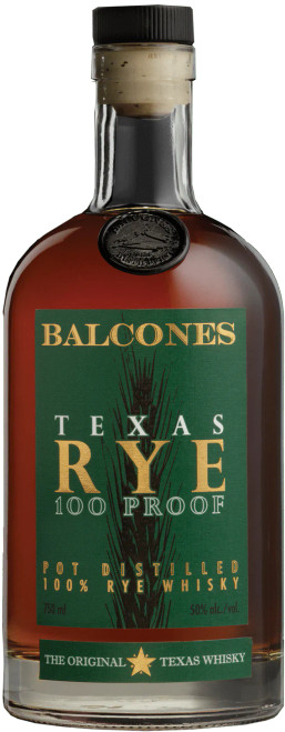 Balcones Texas Rye 100 Proof 750 ML