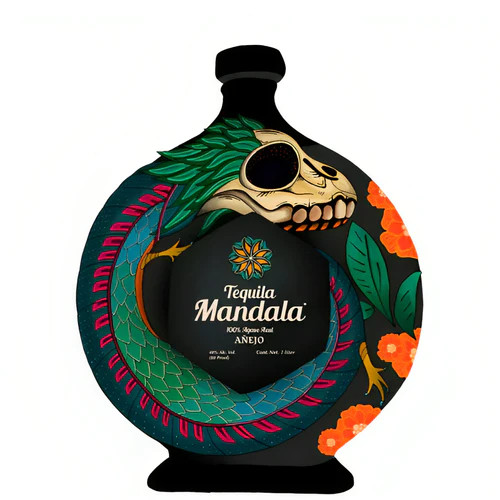 Mandala Dia De Los Muertos Edition 2023 Anejo Tequila 1 Liter