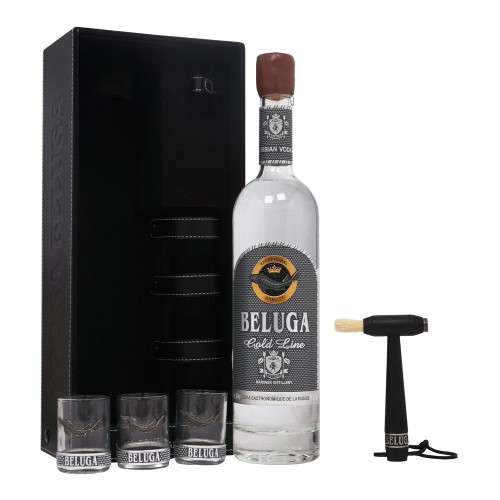Beluga Gold Line Vodka Gastronomique Gift Set 750 ML