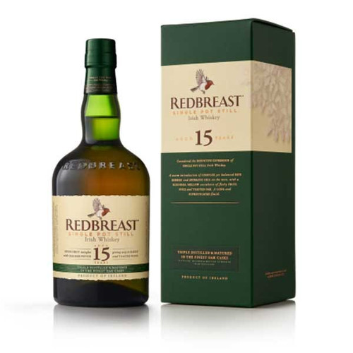 Redbreast 15 Year Old Single Pot Still Irish Whiskey 750 ML