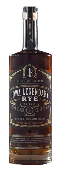 Iowa Legendary Rye Whisky Truly Craft Small Batch 750ml