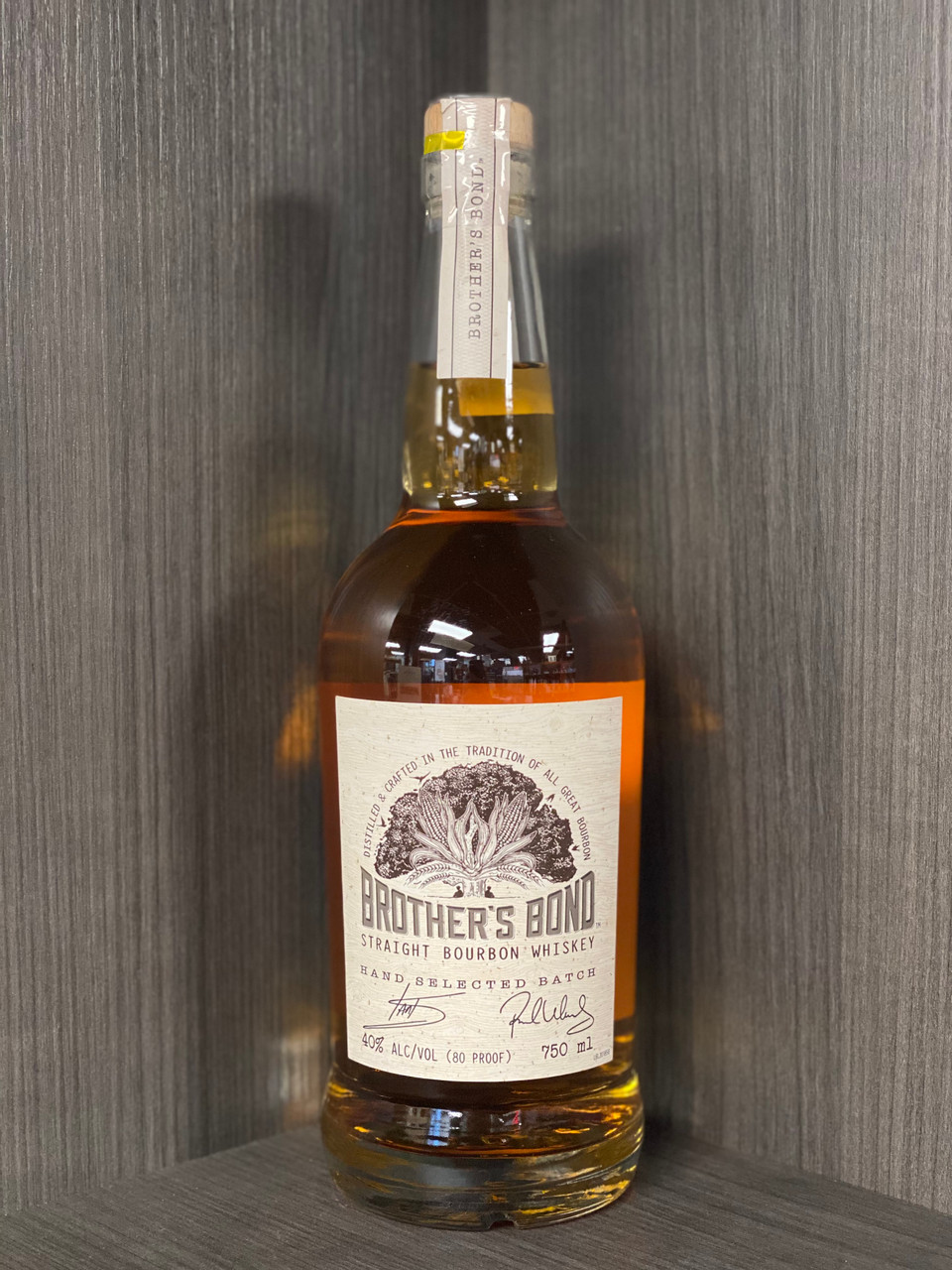 Brother's Bond Straight Bourbon Whiskey Hand Selected Batch 750 ML
