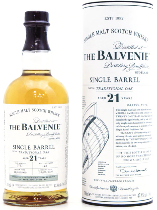 The Balvenie Single Barrel Traditional Oak 21 Years Old (750 ML