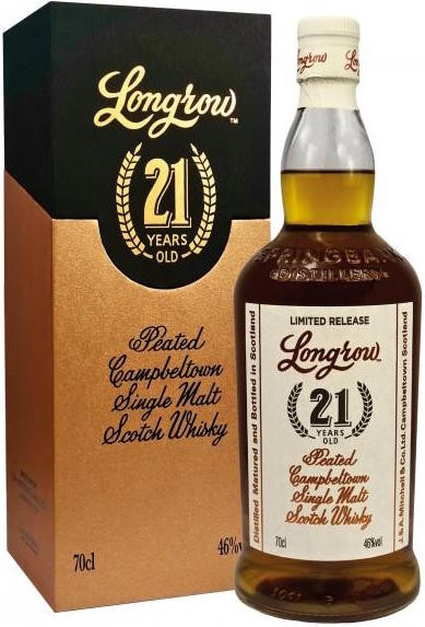Longrow 21 Years Old Single Malt Scotch Whisky 700 ML - Glendale